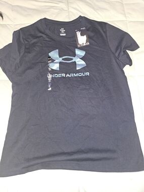 Under Armour Navy Blue Logo Tee